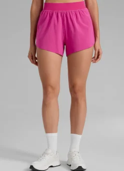 Feathery-Fit Soft Lined Mid Rise Shorts 4''