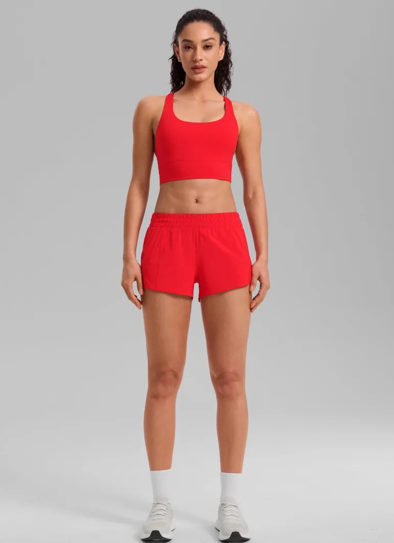 Feathery-Fit Soft Liner Zip Pocket Shorts 2.5''