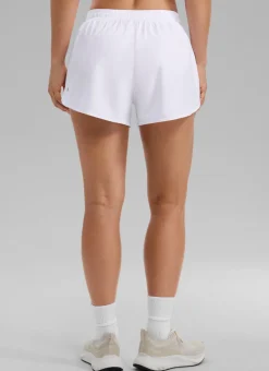 Feathery-Fit Soft Mid Rise Half Split Shorts 2.5''