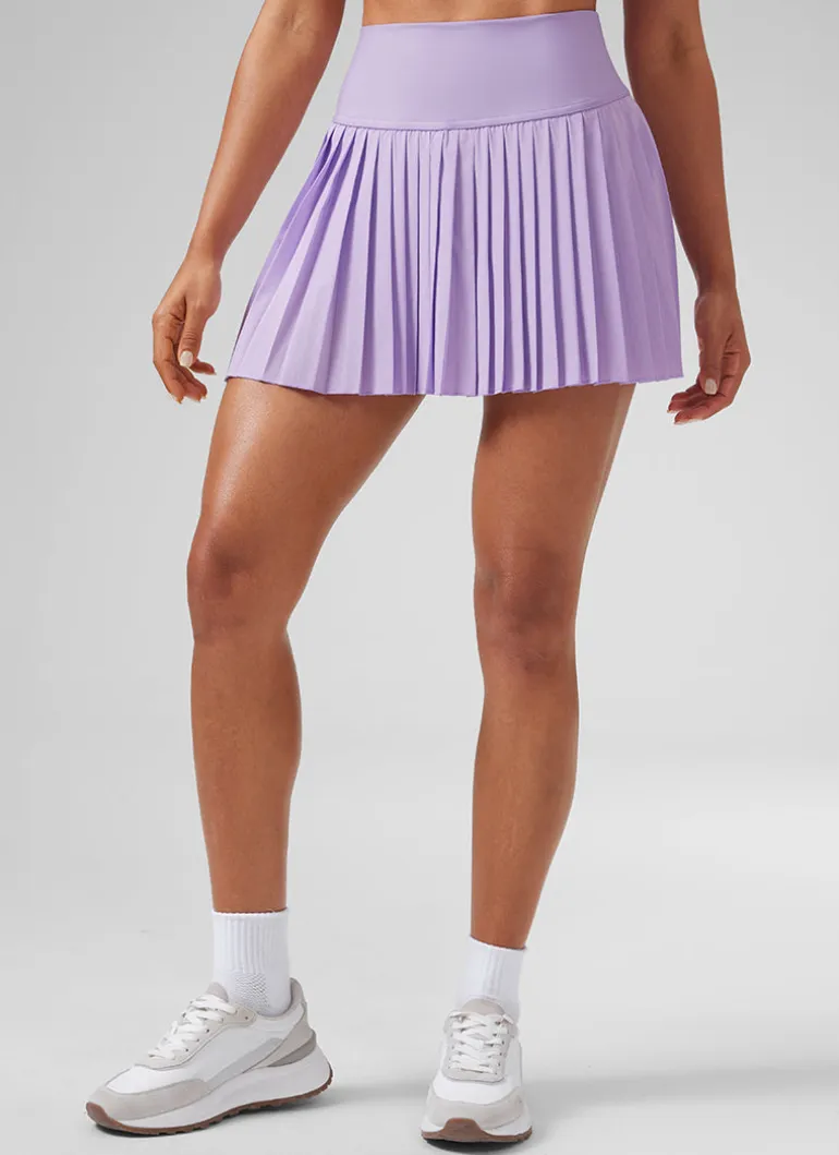 Feathery-Fit Soft Pleat High Rise Skirt 14''