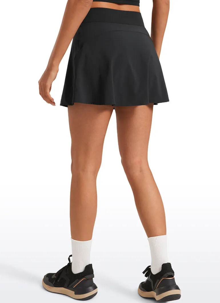 Feathery-Fit Soft Pocket High Rise Skirt 14''