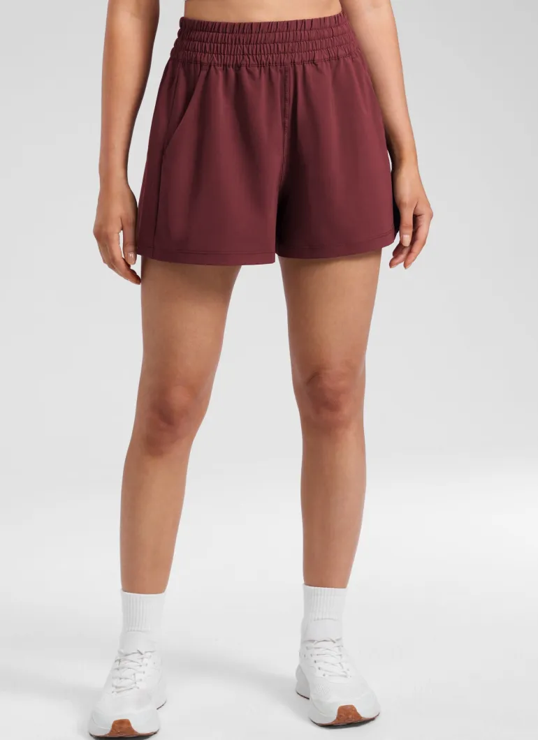 Feathery-Fit Soft Pocket Shorts Linerless 3''