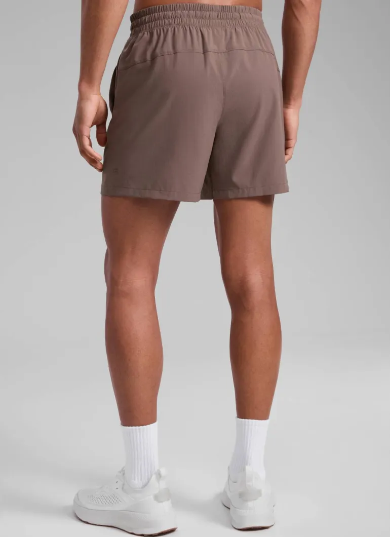 Feathery-Fit Workout Shorts 5''- Linerless
