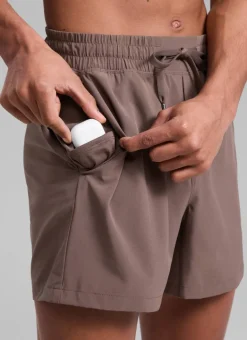 Feathery-Fit Workout Shorts 5''- Linerless