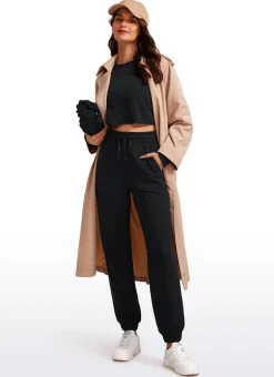 Fleece Lined High Rise Sweatpant 28''