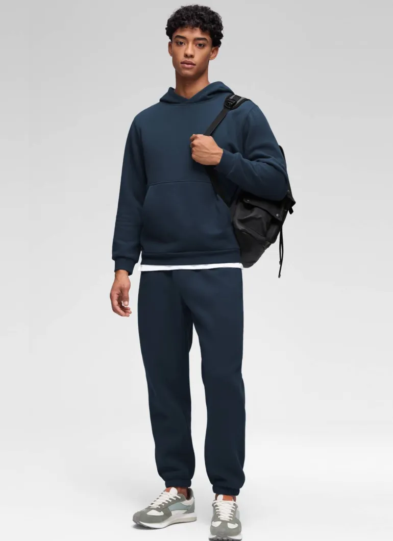 Fleece Lined Pocket Pullover Hoodie