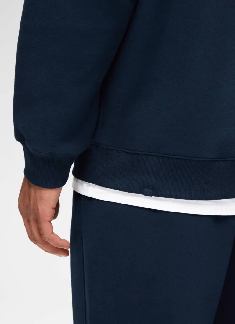 Fleece Lined Pullover Sweatshirt
