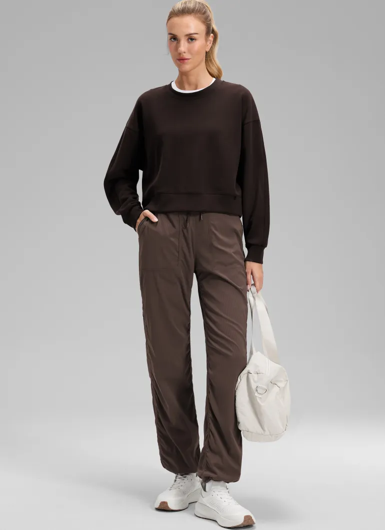 Fleece Lined Straight Leg Pocket Pant 30"