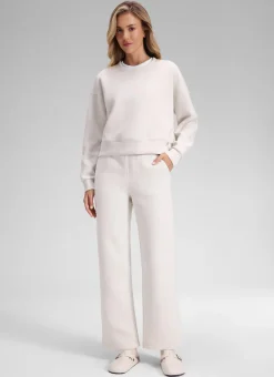 Fleece Lined Straight Leg Sweatpant 28''
