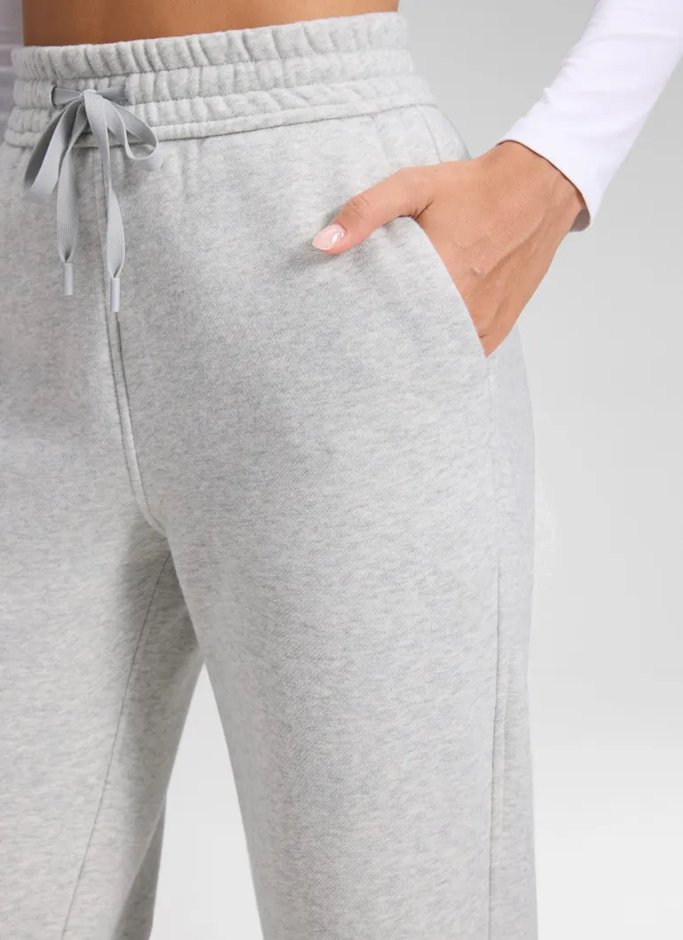 Fleece Lined Straight Leg Sweatpant 28''