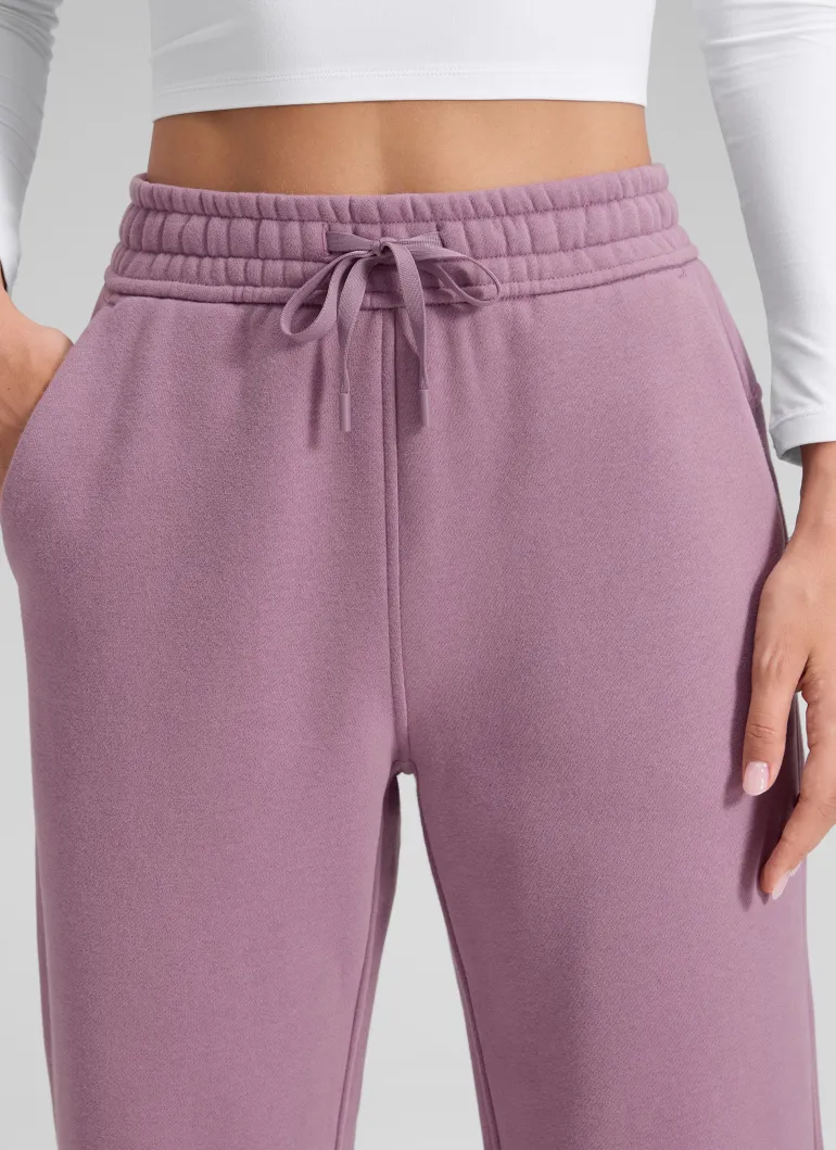 Fleece Lined Straight Leg Sweatpant 28''