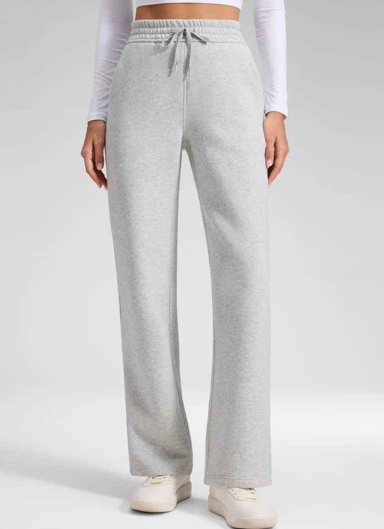 Fleece Lined Straight Leg Sweatpant 28''