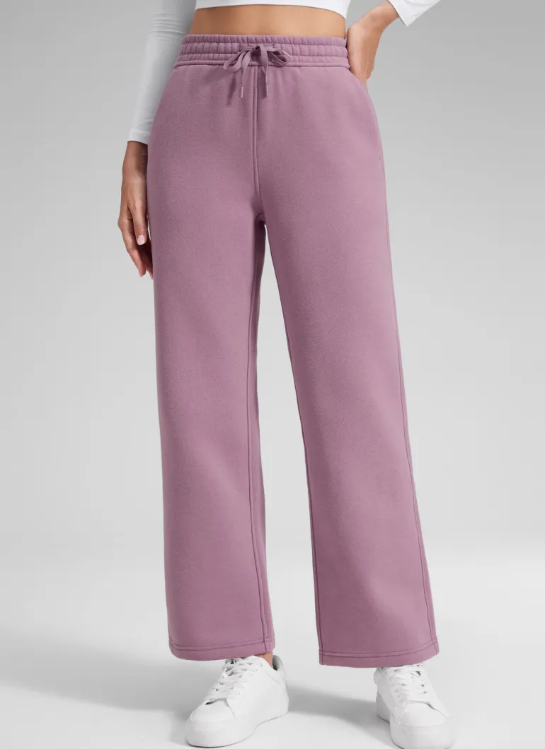 Fleece Lined Straight Leg Sweatpant 28''