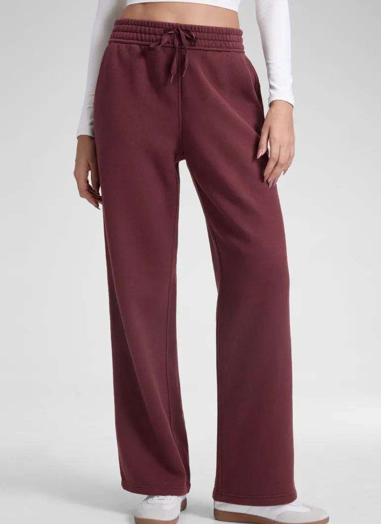 Fleece Lined Straight Leg Sweatpant 30''