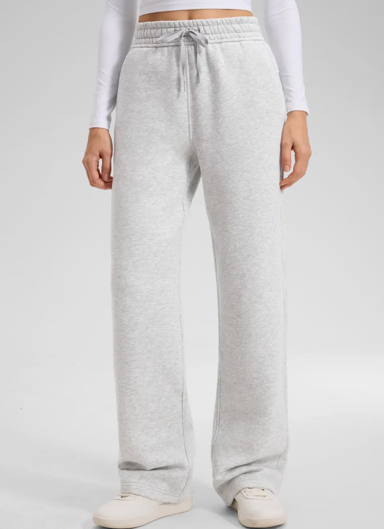 Fleece Straight Leg Lined Sweatpant 32''