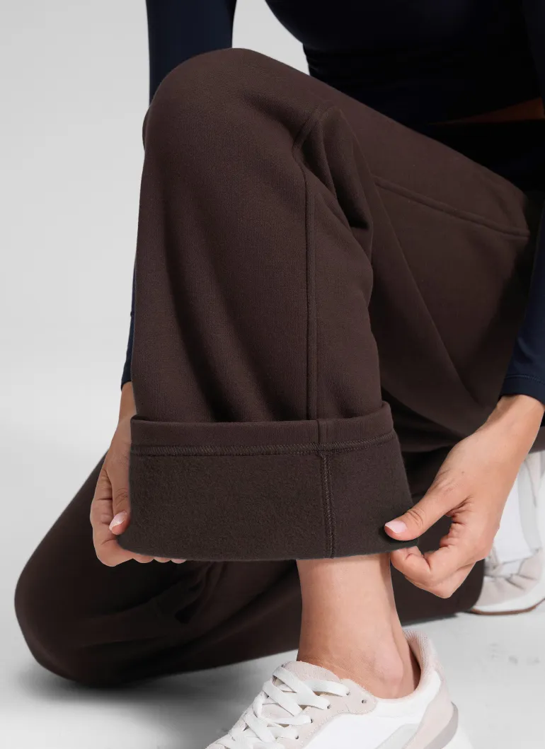 Fleece Straight Leg Lined Sweatpant 32''