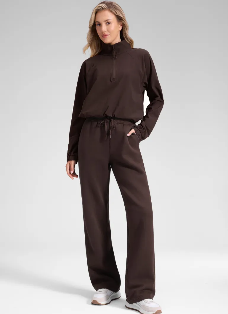 Fleece Straight Leg Lined Sweatpant 32''