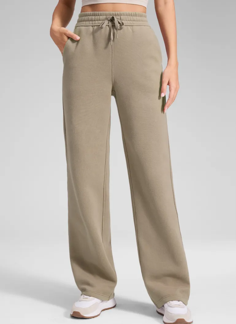 Fleece Straight Leg Lined Sweatpant 32''