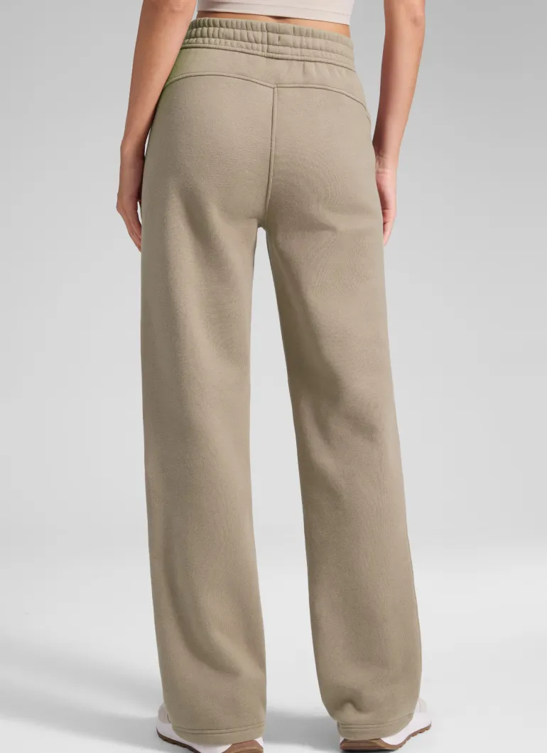 Fleece Straight Leg Lined Sweatpant 32''