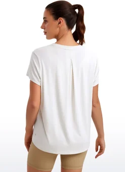 Flowy Yoga Crew Neck Short Sleeve