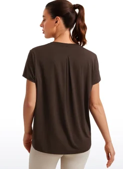 Flowy Yoga Crew Neck Short Sleeve
