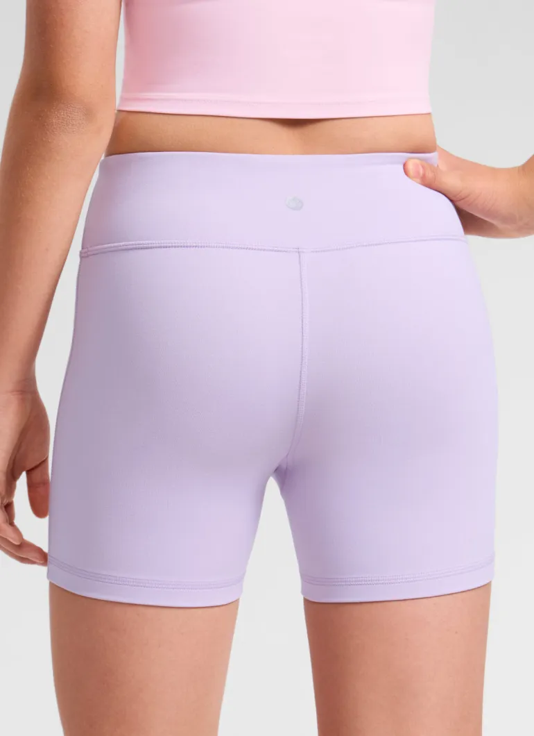 Girls Butterluxe No Front Seam Biker Shorts