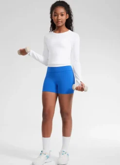 Girls Butterluxe No Front Seam Biker Shorts