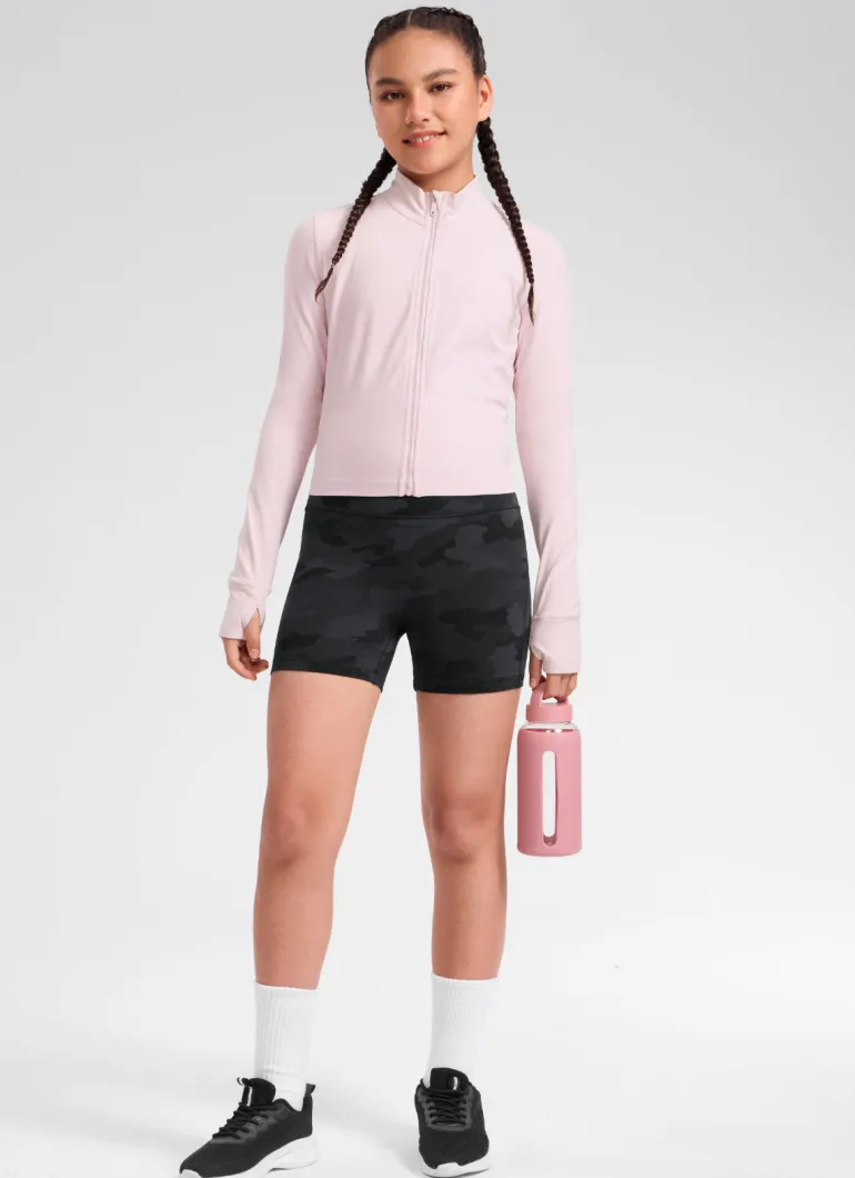 Girls Butterluxe No Front Seam Biker Shorts