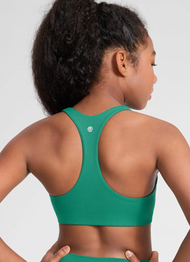 Girls Butterluxe U Neck Mold Sports Bra