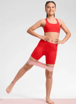 Girls Butterluxe U Neck Mold Sports Bra