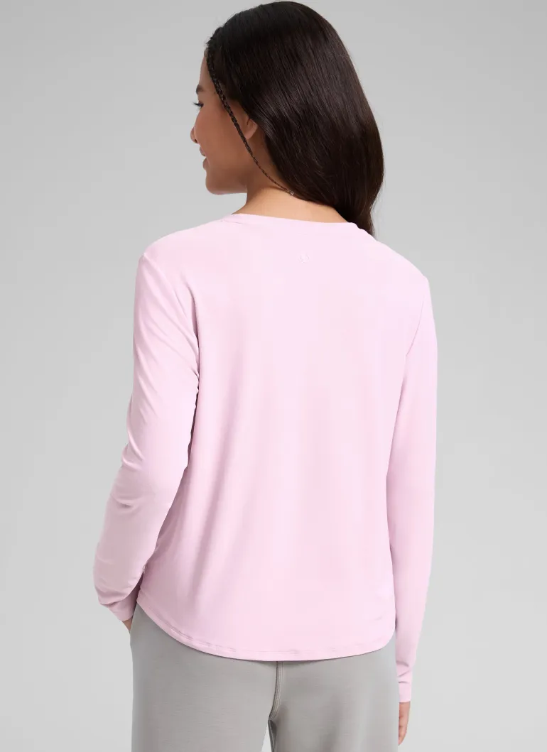 Girls Cloudweight Side Slit Long Sleeve