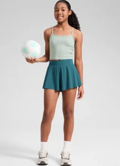 Girls High Rise 2 in 1 Flowy Sport Shorts 2.5''