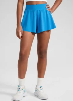 Girls High Rise 2 in 1 Flowy Sport Shorts 2.5''