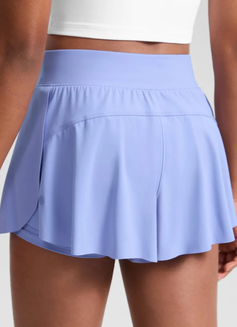 Girls High Rise 2 in 1 Flowy Sport Shorts 2.5''