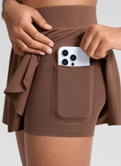 Girls High Rise 2 in 1 Flowy Sport Shorts 2.5''