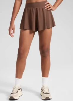 Girls High Rise 2 in 1 Flowy Sport Shorts 2.5''