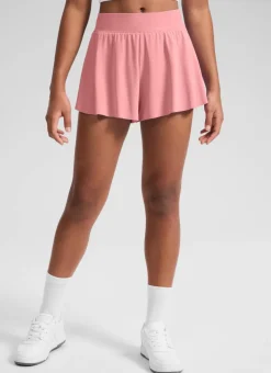 Girls High Rise 2 in 1 Flowy Sport Shorts 2.5''