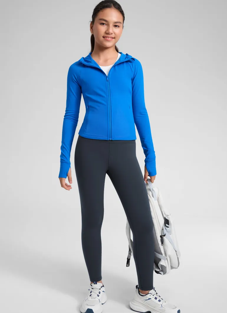 Girls Matte Thermal Fleece Lined Legging