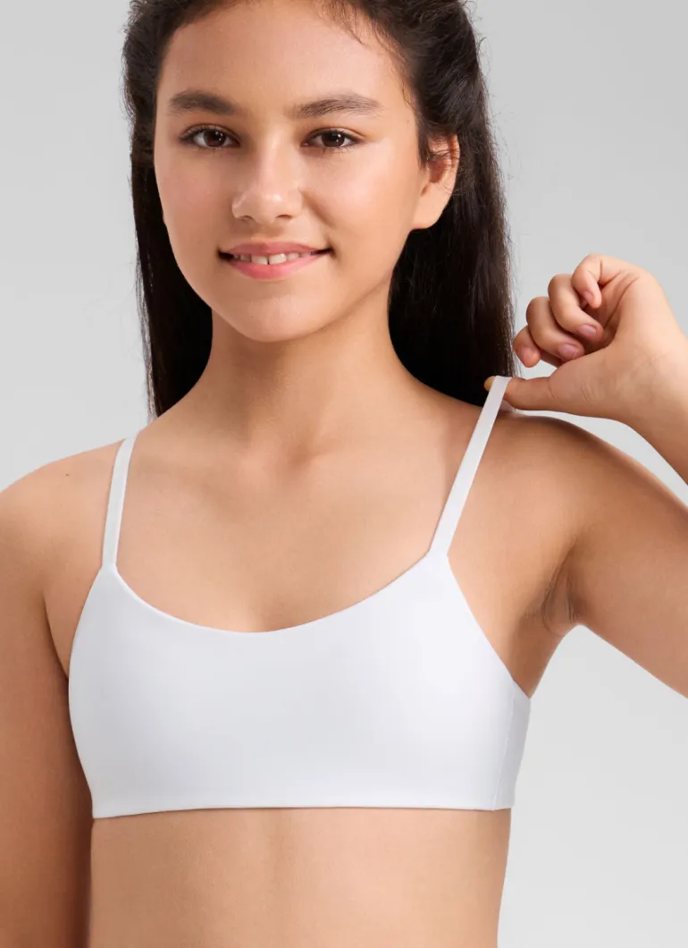 Girls Softhold Mold Adjustable Strap Bra