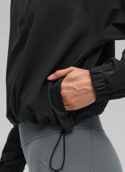 Half Zip Lightweight Pocket Long Sleeve