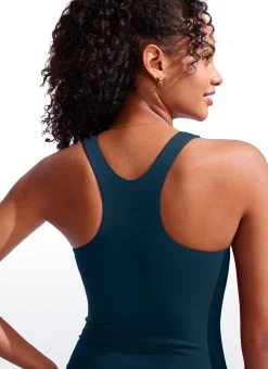 High Neck Racerback Tankini Top
