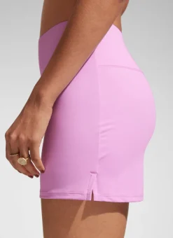 High Rise A Line Side Slit Swim Skirt
