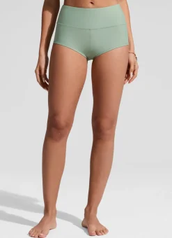 High Rise Boyshorts Bikini Bottom 2.5''
