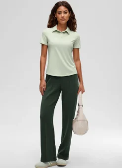 Hip Length Polo Slim Fit Short Sleeve
