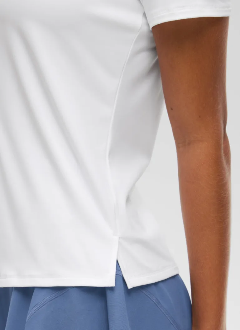 Hip Length Polo Slim Fit Short Sleeve