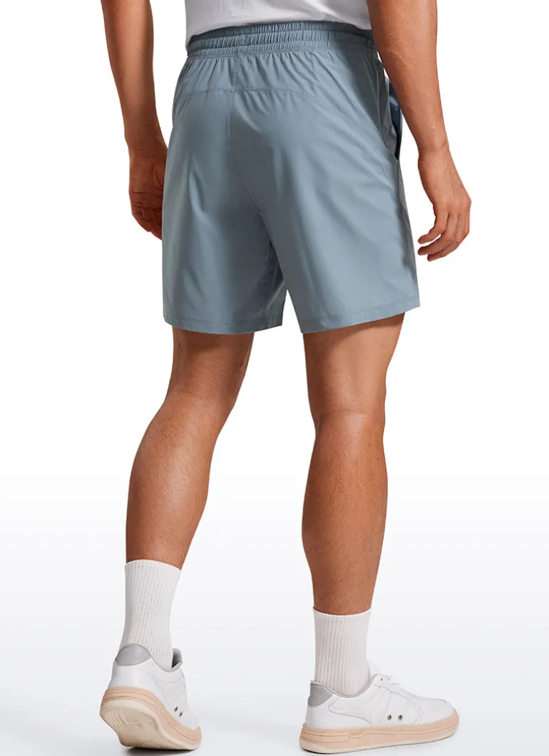 Lightweight Athletic Pocketed Shorts 7''- Linerless
