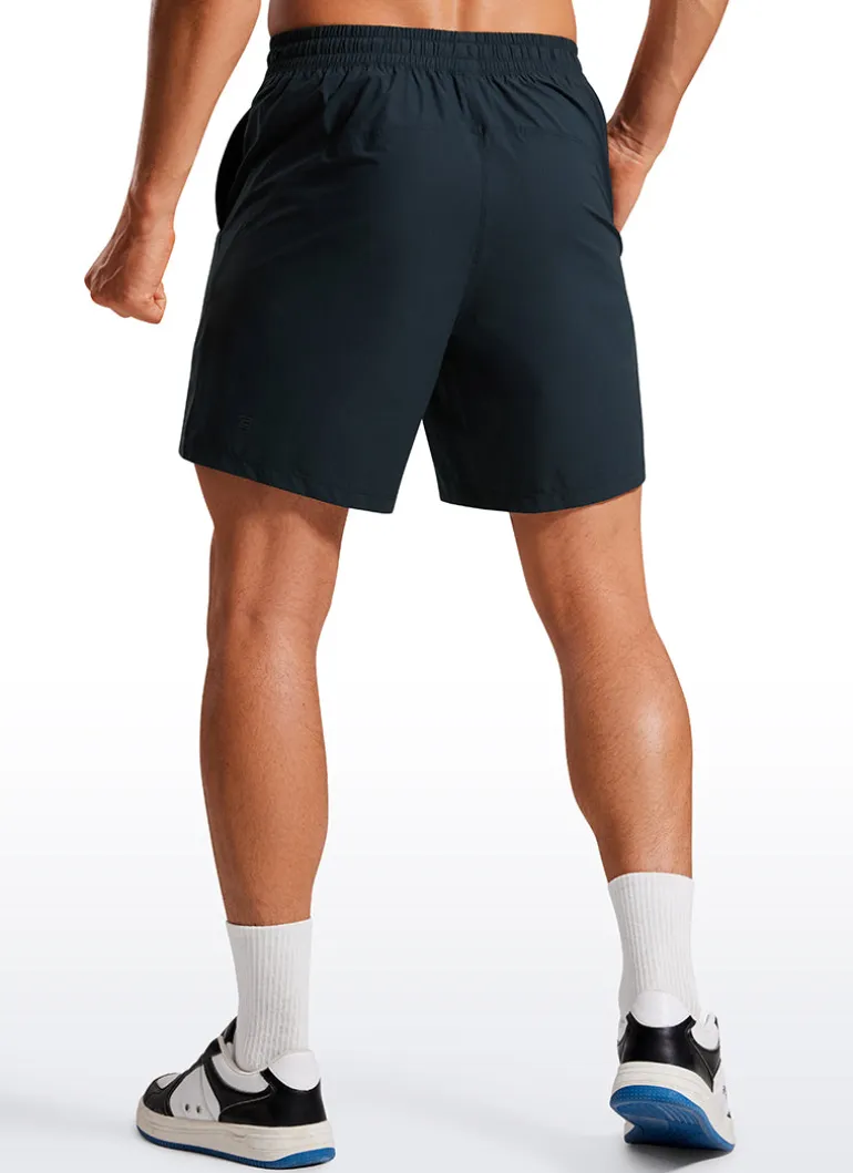 Lightweight Athletic Pocketed Shorts 7''- Linerless