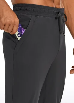 Lightweight Joggers Zip Pockets 29''