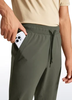 Lightweight Joggers Zip Pockets 29''