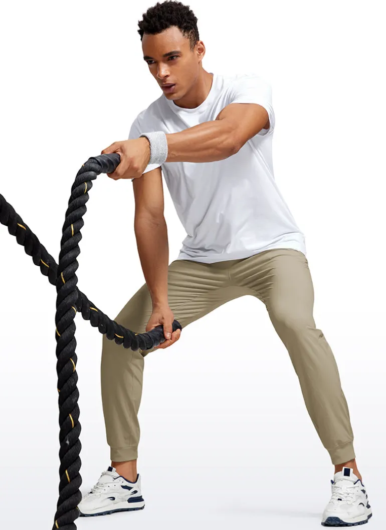 Lightweight Joggers Zip Pockets 29''